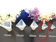 Triangular Cone Moulds Hexagonal Silicone Resin Moulds Super flexible, Super Transparent Clear, Moulds for Casting with Resin, Cement, Candle by Resin Art NZ