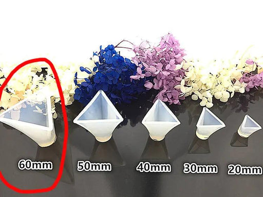 Triangular Cone Moulds Hexagonal Silicone Resin Moulds Super flexible, Super Transparent Clear, Moulds for Casting with Resin, Cement, Candle by Resin Art NZ