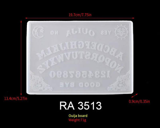 Oujia Board Moulds and Planchette Resin Moulds, Gothic Epoxy Resin Silicone Moulds for Ouija Board Game, Pendant, Resin Crafts by Resin Art NZ