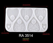 Oujia Board Moulds and Planchette Resin Moulds, Gothic Epoxy Resin Silicone Moulds for Ouija Board Game, Pendant, Resin Crafts by Resin Art NZ
