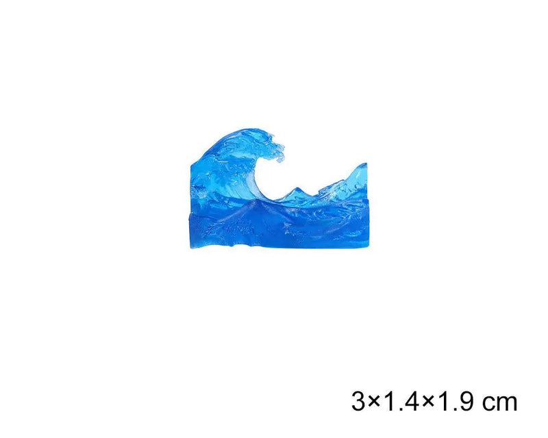 3D Model Resin Mould Decoration Resin Filler Simulated - The Great Wave off Kanagawa by Resin Art NZ