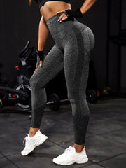 High Waist thin Feel Hip Lifting Quick-Dry Yoga Pants by Mead's Supply & Equipment Outfitters limited