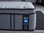 'Comfortably' 7 zones pocket spring mattress with memory foam Double Size by sue-e furniture