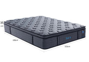 'Comfortably' 7 zones pocket spring mattress with memory foam Double Size by sue-e furniture