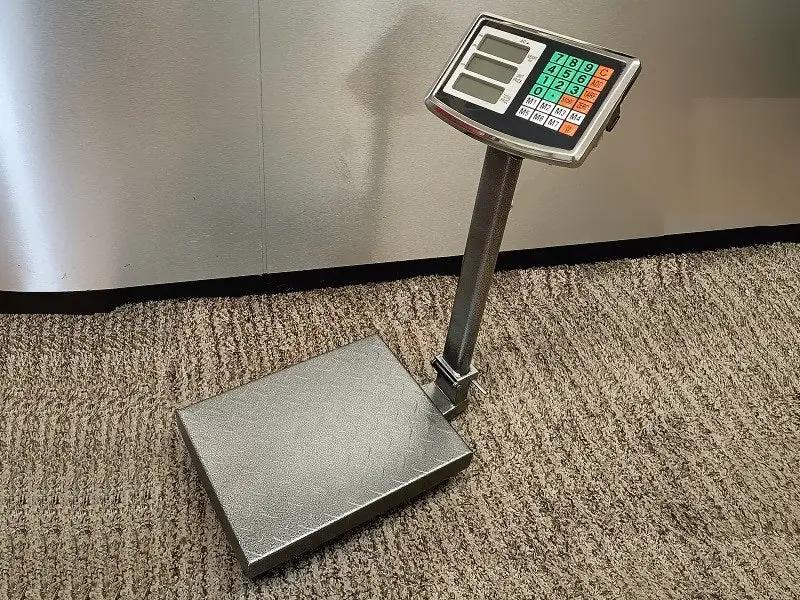 HEAVY DUTY STEEL 150KG LCD Digital Platform Scale Water-resistant by dealonline.co.nz