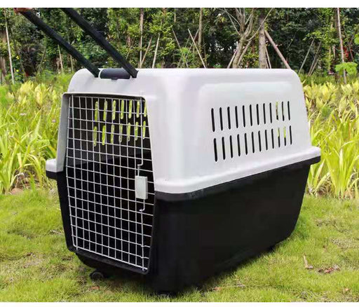 PP60 XX-Large Airline Travel Cage/Carrier/Crate 99cm Wheeled Air NZ with Bowl by dealonline.co.nz