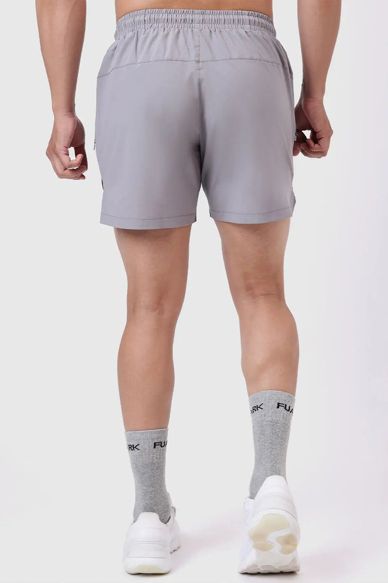 Snap Colourblock Shorts Black by Fuaark Nz