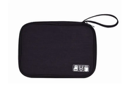 2 Layer Waterproof USB Cable Charging Storage Bag Phone Pad Zip Organiser - BK by dealonline.co.nz