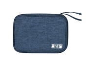 2 Layer Waterproof USB Cable Charging Storage Bag Phone Pad Zip Organiser by dealonline.co.nz