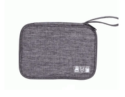 2 Layer Waterproof USB Cable Charging Storage Bag Phone Pad Zip Organiser by dealonline.co.nz
