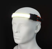 230°Wide-Angle Headlamp Flashlight with Red Taillight 3 Light Modes Lightweight by dealonline.co.nz