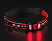 230°Wide-Angle Headlamp Flashlight with Red Taillight 3 Light Modes Lightweight by dealonline.co.nz