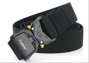 Tactical Belt Military Hiking Nylon Web Rigger Work Belts Heavy-Duty Quick-Relea by dealonline.co.nz