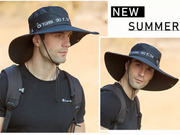 92050-BLACK Sun HatS Wide Brim Bucket Outdoor Fishing Hiking Cap UV Protection by dealonline.co.nz