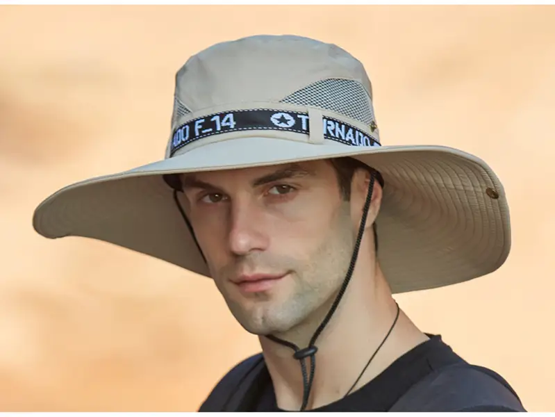 92050-NAVY Sun HatS Wide Brim Bucket Outdoor Fishing Hiking Cap UV Protection by dealonline.co.nz
