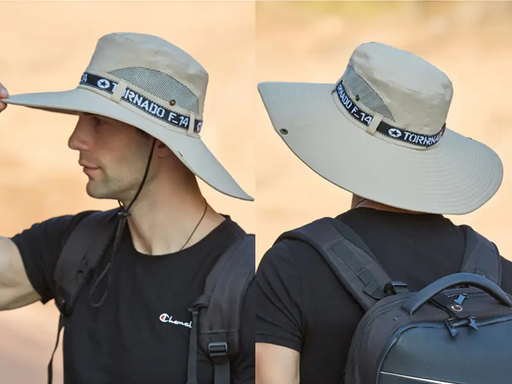 92050-NAVY Sun HatS Wide Brim Bucket Outdoor Fishing Hiking Cap UV Protection by dealonline.co.nz