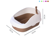 Cat Kitty Litter Tray with Scoop by dealonline.co.nz