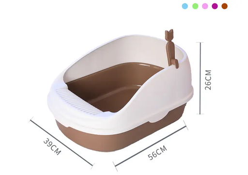 Cat Kitty Litter Tray with Scoop by dealonline.co.nz