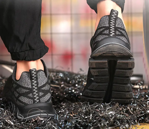 Steel Toe Work Shoes Anti Piercing Lightweight Sneakers Hiking Shoes by dealonline.co.nz