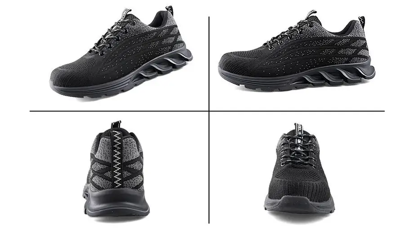 Steel Toe Work Shoes Anti Piercing Lightweight Sneakers Hiking Shoes by dealonline.co.nz