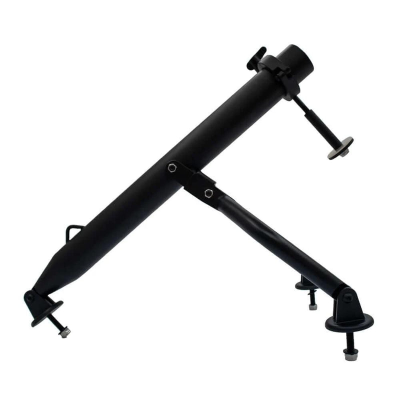 Kilwell Outrigger Base Slimline I/D42mm Black designed for marine use, showcasing its durable construction and sleek design.