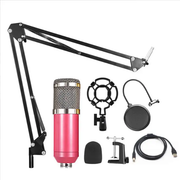 Professional PC Podcast Streaming Cardioid Condenser Microphone Kit with Boom Ar by dealonline.co.nz