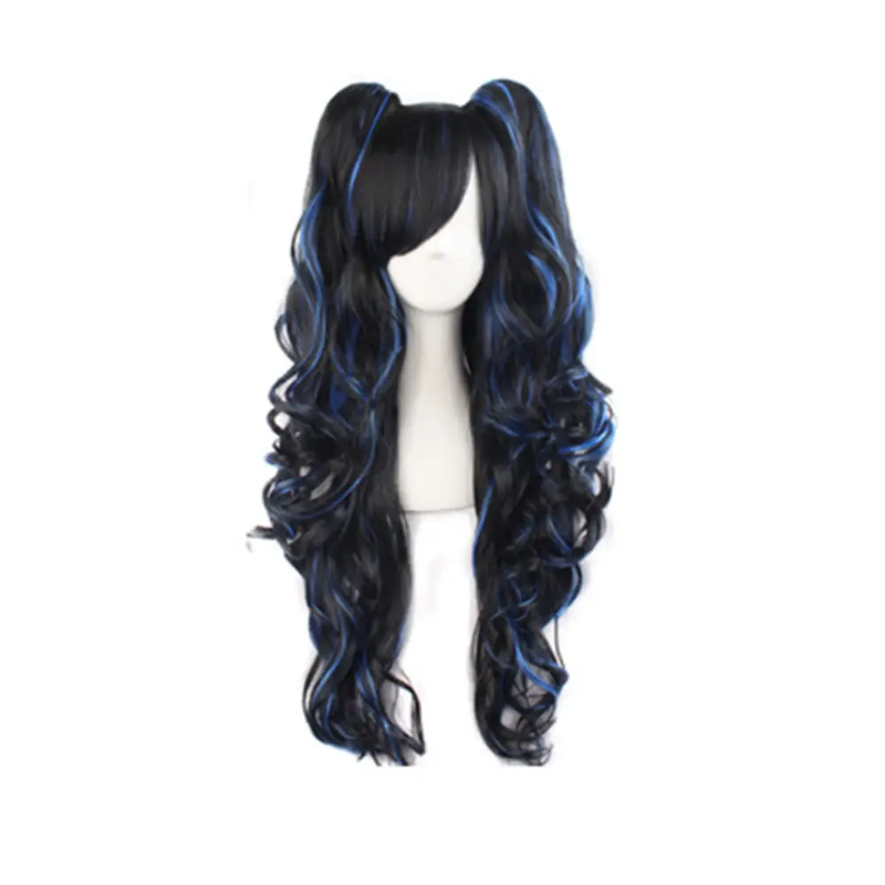 Lolita Long Curly Ponytail Wigs Cosplay Wig by salelink.co.nz