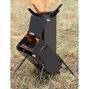 Rocket Stove 34x25x49cm by salelink.co.nz