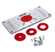 Woodworking DIY Router Table Insert Plate&Ring Power Tool by salelink.co.nz
