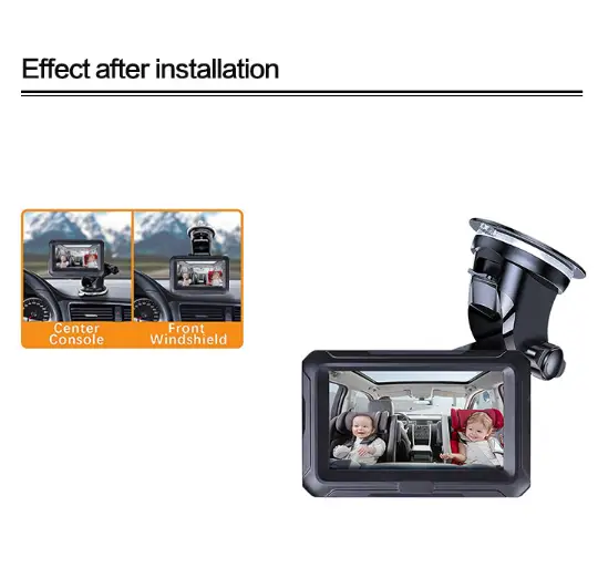 Back Seat Baby Car Camera 4.3inch by salelink.co.nz