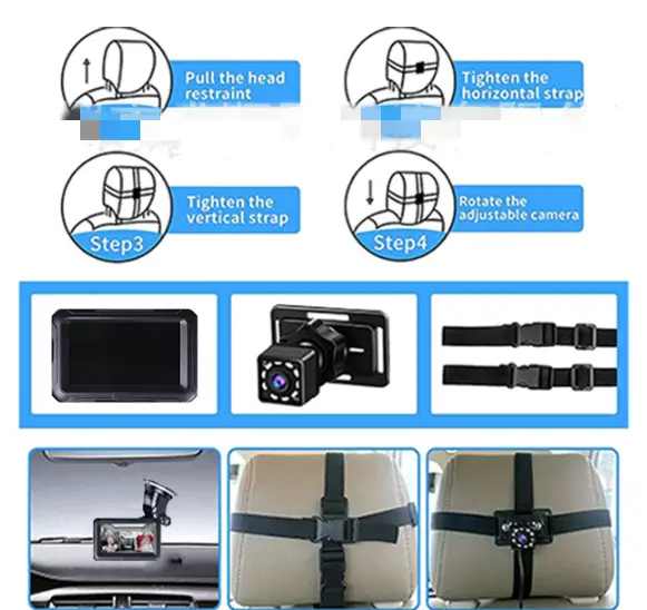 Back Seat Baby Car Camera 4.3inch by salelink.co.nz