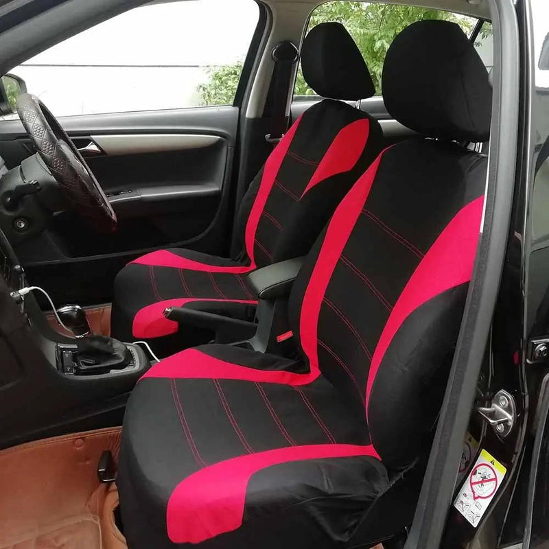 Car Seat Cover 5 Seater Full Set Front Rear Cushion Mat Protecto Polyester by dealonline.co.nz