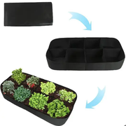 180x90x30cm Extra Large Fabric Raised Bed Garden Plant Flower Grow Bag by salelink.co.nz