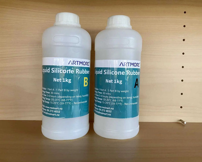 Shore A 20 - RTV Addition Cure Liquid Silicone Rubber - Mould Making - 2kg by Resin Art NZ