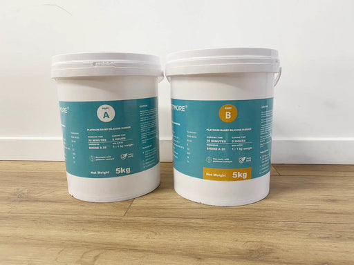 Shore A 20 - RTV Addition Cure Liquid Silicone Rubber - Mould Making - 10kg by Resin Art NZ