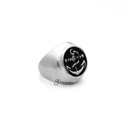 Stainless Steel Anchor Casting Men's Rings by Glitters