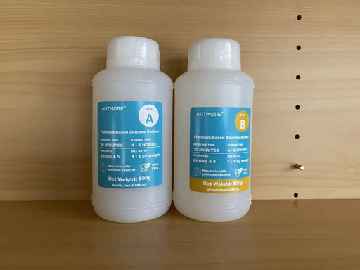 Shore A 5 - RTV Addition Cure Liquid Silicone Rubber - Mould Making by Resin Art NZ