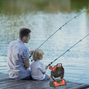 Outdoor Camping Fan with Power Bank and LED Light - Portable 3-Speed Fan by Mead's Supply & Equipment Outfitters limited