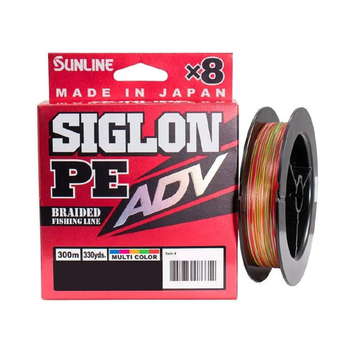Sunline Fishing Line Sunline Siglon PE ADV Multi No. 1.2 300m 16lb Sunline Siglon PE ADV Multi 1.2 300m 16lb Premium Braid