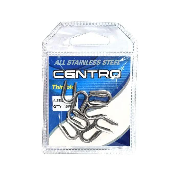 Kilwell Centro Thimble Stainless 200-400lb mono (10) Centro Thimble Stainless 200-400lb mono (10)
