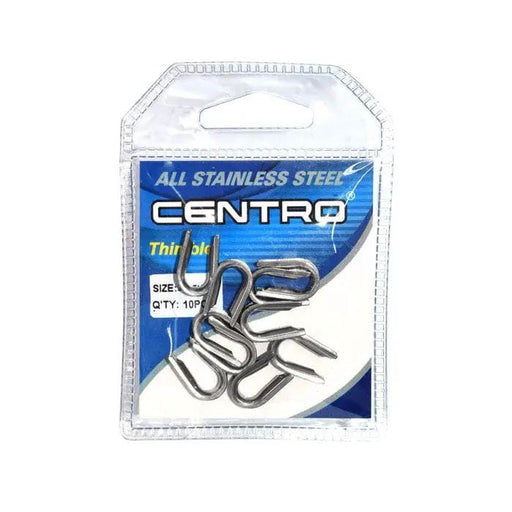 Kilwell Centro Thimble Stainless 200-400lb mono (10) Centro Thimble Stainless 200-400lb mono (10)