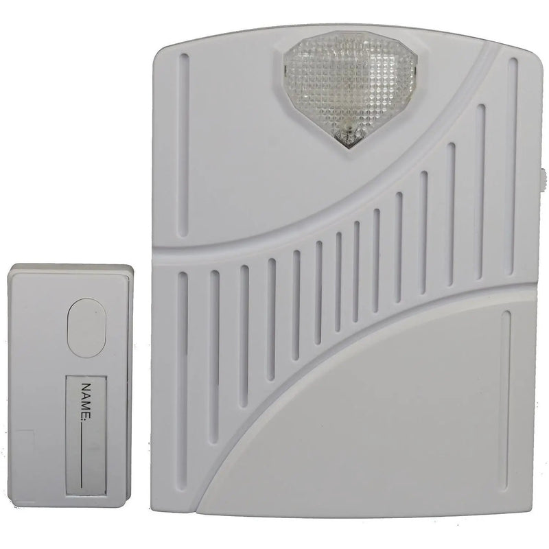 ST-60 Wireless Doorbell with Flashing Light by Eldertech