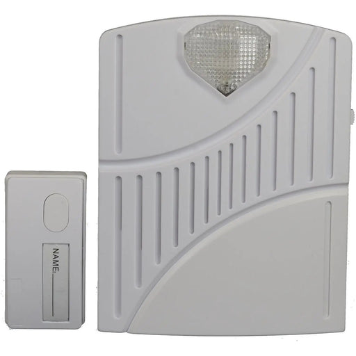 ST-60 Wireless Doorbell with Flashing Light by Eldertech