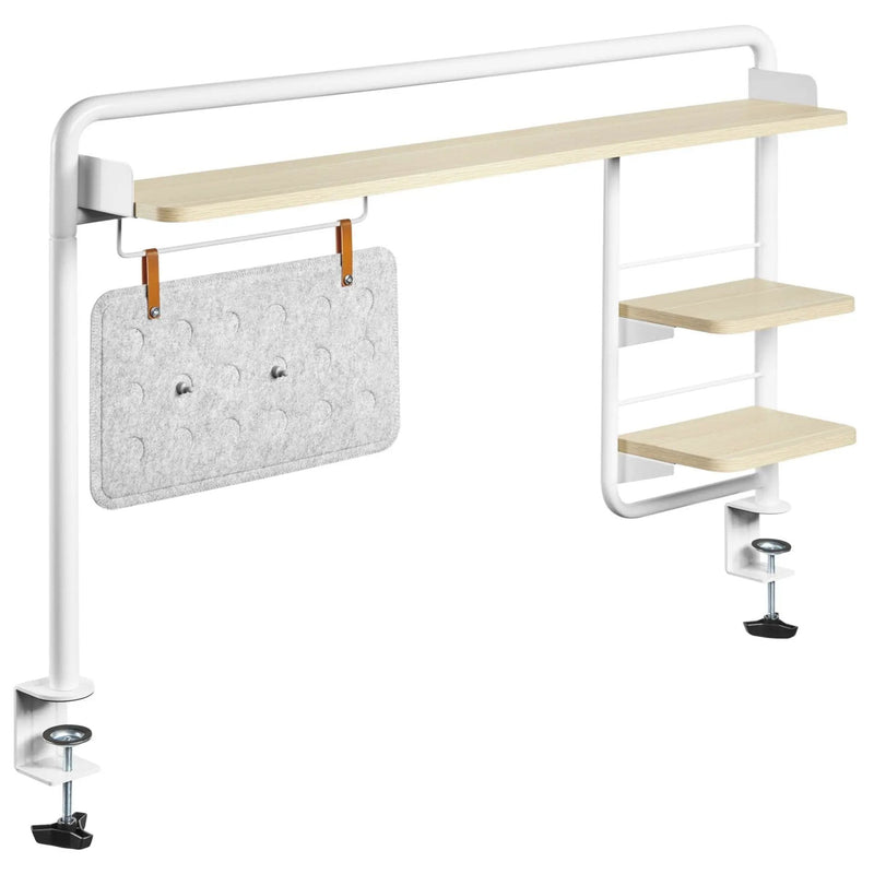 Ergomax Clamp-on desk shelf by sue-e furniture