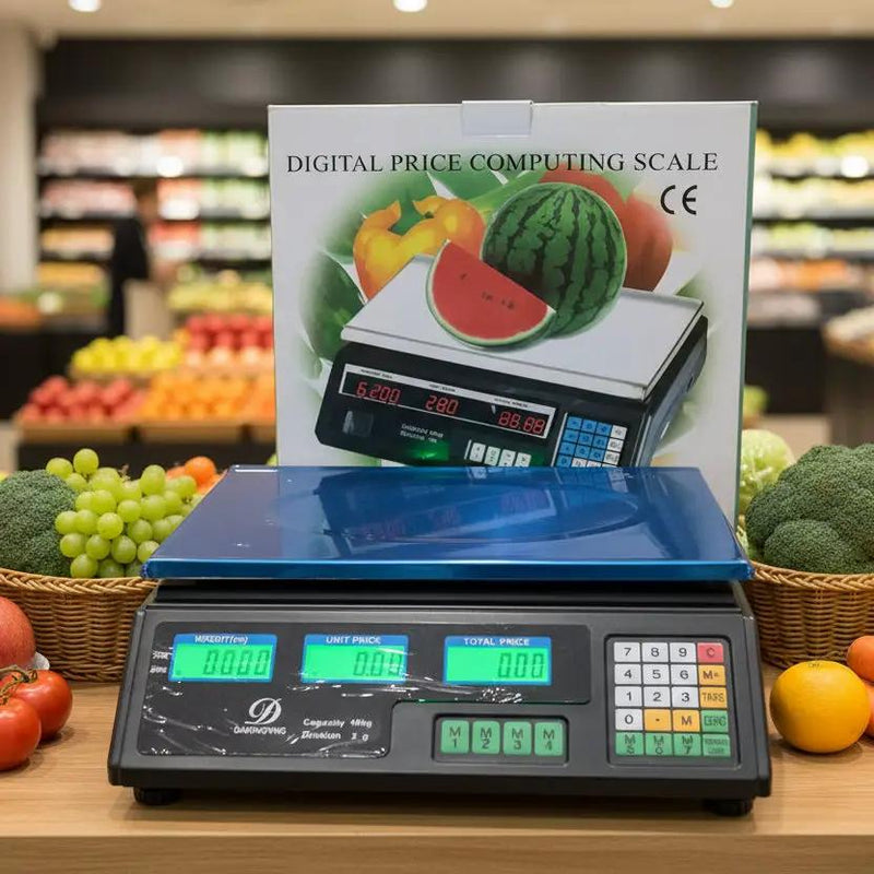 Scale Rechargeable 40KG/5G Digital Pricing LCD with Light by dealonline.co.nz