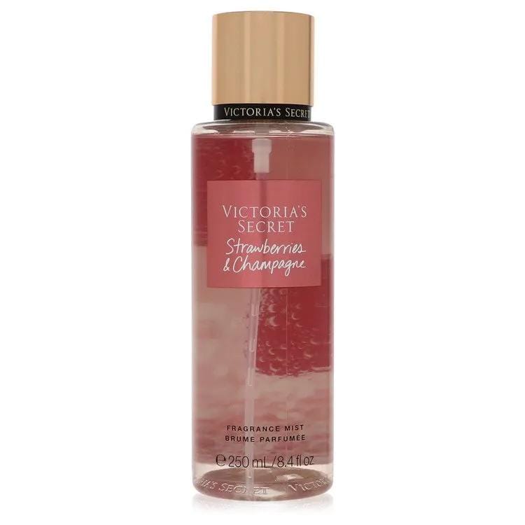 Brands HD Fragrance Mist Spray Strawberries & Champagne Fragrance Mist Spray by Victorias Secret 248 ml Strawberries & Champagne Fragrance Mist Spray by Victorias Secret 248 ml