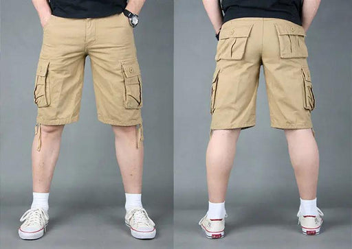 Cargo Short 1/2 Pants Outdoor Solid Color Work Short Multi-pocket Hiking Camping by dealonline.co.nz