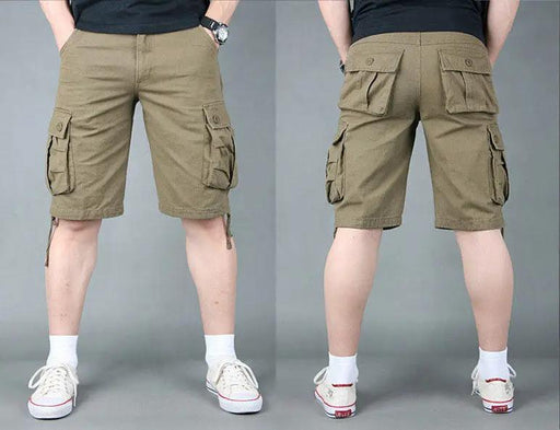 Cargo Short 1/2 Pants Outdoor Solid Color Work Short Multi-pocket Hiking Camping by dealonline.co.nz