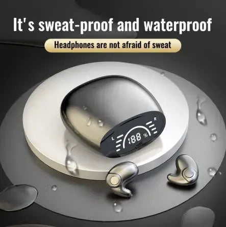 Post-Ear Bluetooth Headphones - Wireless Earphone with Voice Control & 4-8 Hour Battery | 3 Colors by Mead's Supply & Equipment Outfitters limited