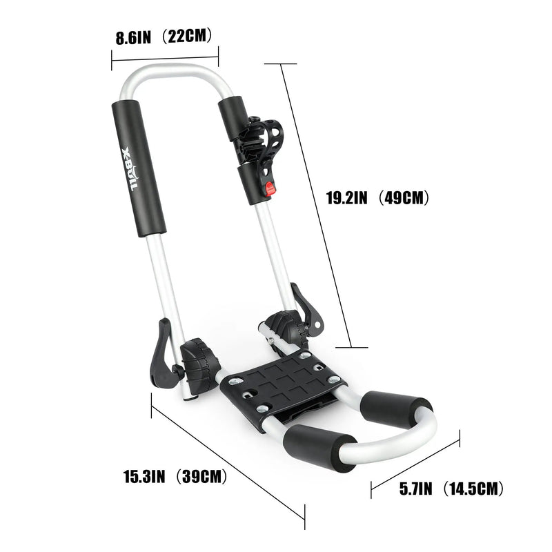 X-BULL Kayak Carrier Roof Rack Holder Folding Surfboard Watercraft Universal by salelink.co.nz